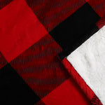 YESFASHION Lazy Tv Blanket Hooded Pullover Flange Lamb