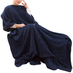 YESFASHION Lazy Hooded Pullover Tv Blanket Thermal Robe