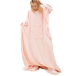 YESFASHION Lazy Hooded Pullover Tv Blanket Thermal Robe