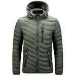 YESFASHION Lightweight Down Rib Padded Jacket Coats
