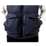 YESFASHION Plus Size Casual Bread Vest Jacket