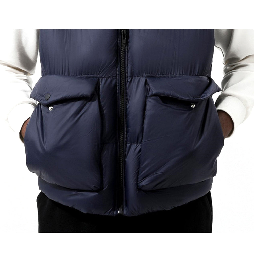 YESFASHION Plus Size Casual Bread Vest Jacket