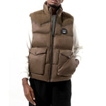 YESFASHION Plus Size Casual Bread Vest Jacket