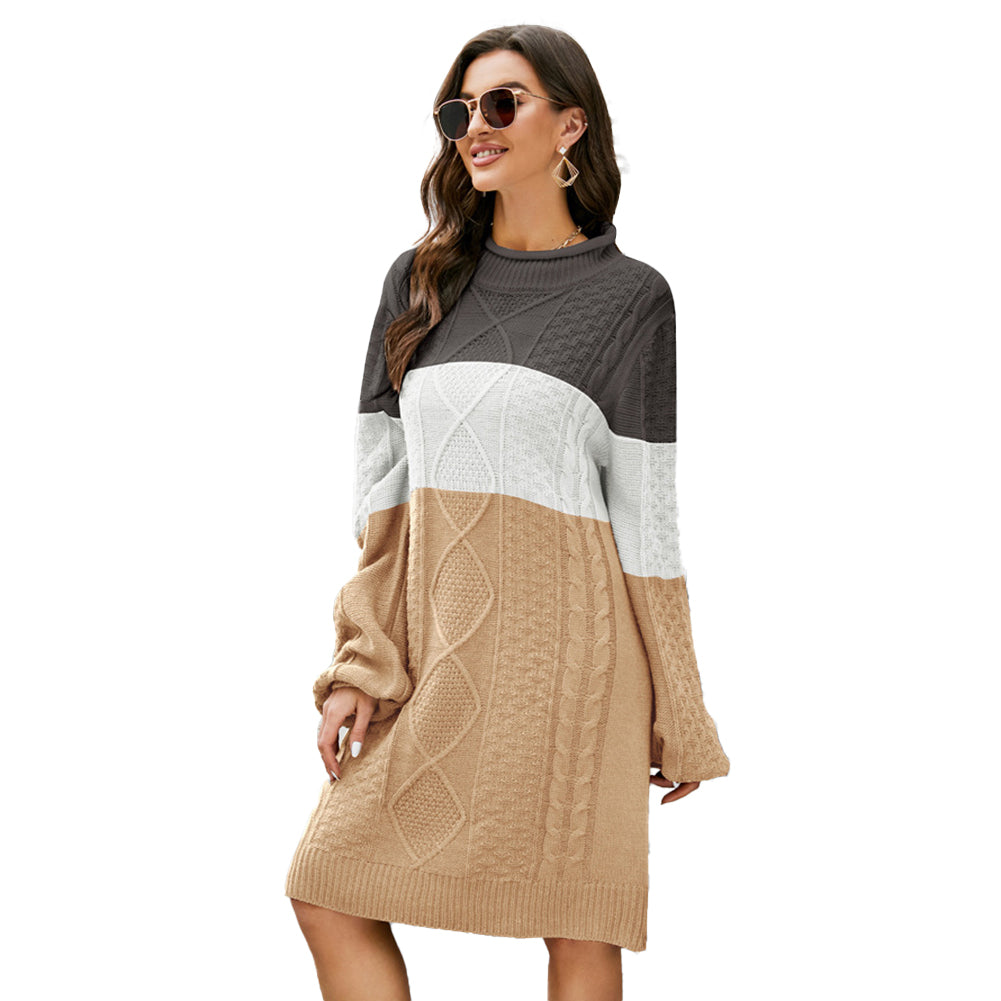 YESFASHION Relaxed Oversized Cable Sweaters