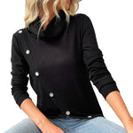 YESFASHION Casual Fashion Tops Long Sleeve Knitted Sweaters