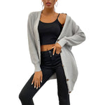 YESFASHION 100% polyester Long Open Fir Sweaters