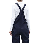 YESFASHION Corduroy Solid Retro Slouchy Overalls