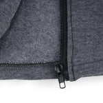 YESFASHION Horn Button Coats Padded Hooded Blend Jacket