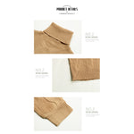 YESFASHION Solid Color Long-sleeve Twist Midi Sweaters