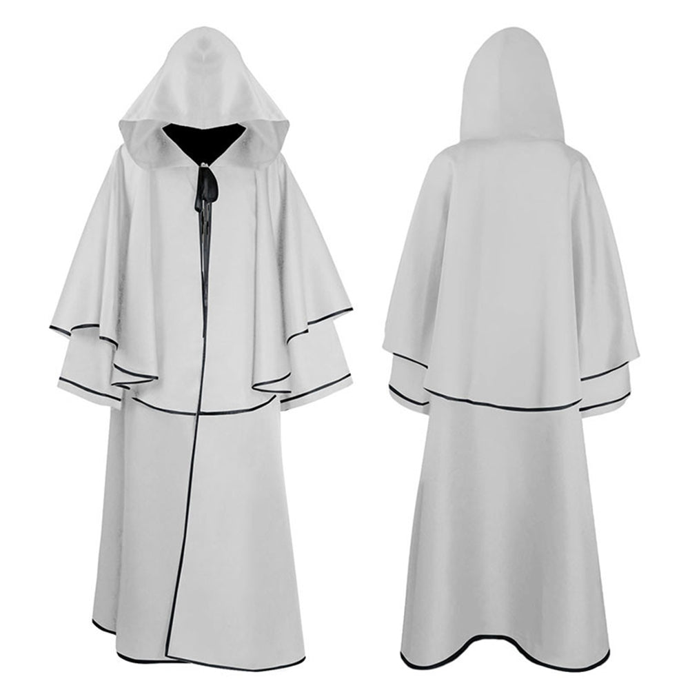 YESFASHION Halloween Hooded Robe Cloak Long Sleeve Wizard