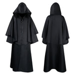 YESFASHION Halloween Hooded Robe Cloak Long Sleeve Wizard