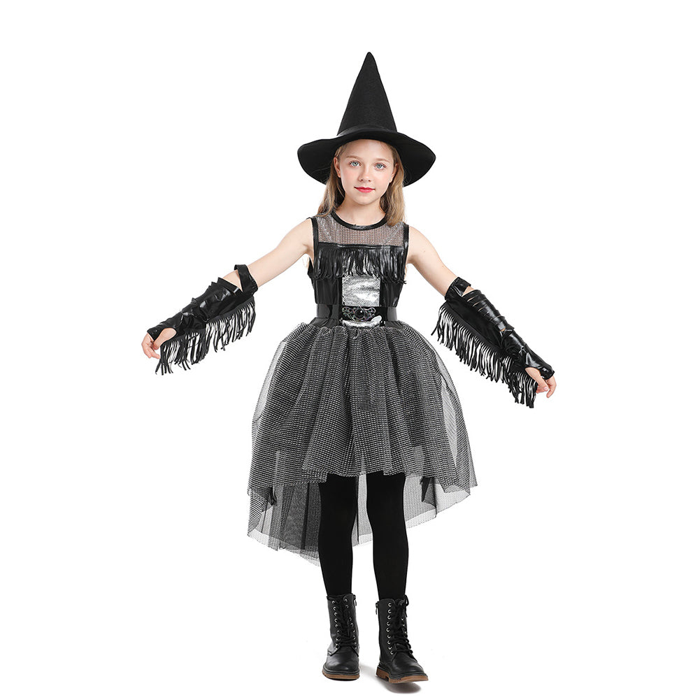 YESFASHION Halloween Raven Witch Costume