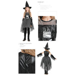 YESFASHION Halloween Raven Witch Costume