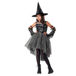 YESFASHION Halloween Raven Witch Costume