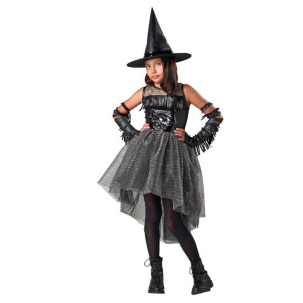 YESFASHION Halloween Raven Witch Costume