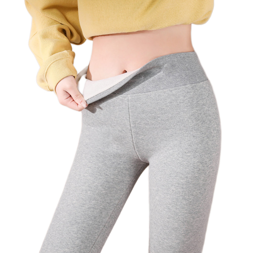 YESFASHION Women's Cotton Pants Stretch Outer High Waist Thin Pants