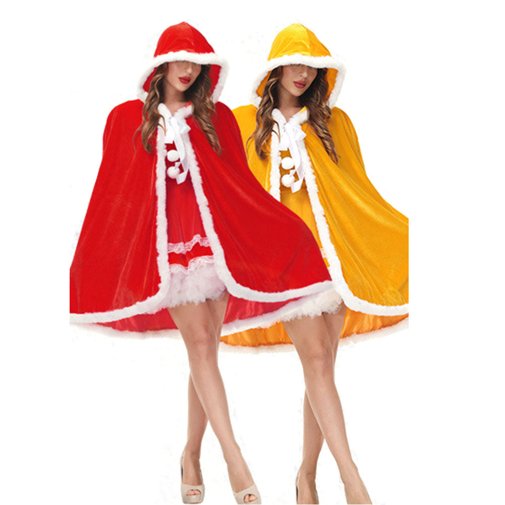 YESFASHION 97%polyester 3% Spandex Party Party Cape