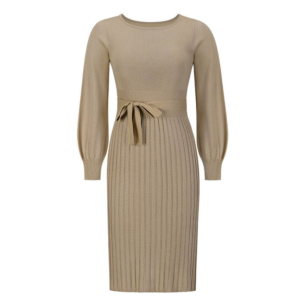 YESFASHION Women New Fall Winter Knit Dress