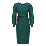YESFASHION Women New Fall Winter Knit Dress