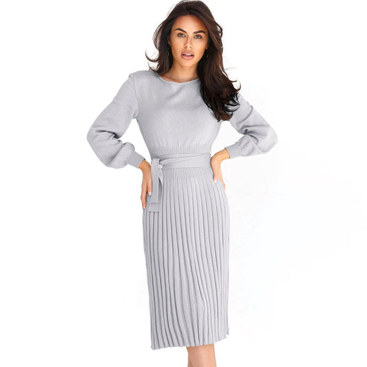 YESFASHION Women New Fall Winter Knit Dress