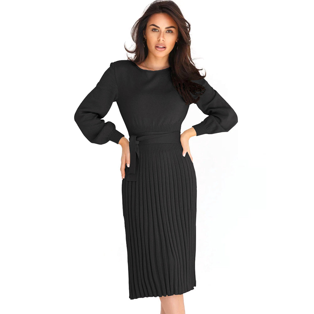 YESFASHION Women New Fall Winter Knit Dress