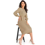 YESFASHION Women New Fall Winter Knit Dress