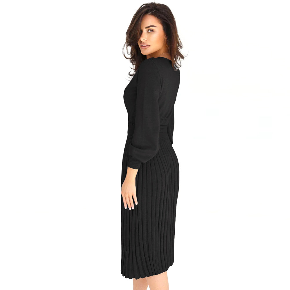 YESFASHION Women New Fall Winter Knit Dress