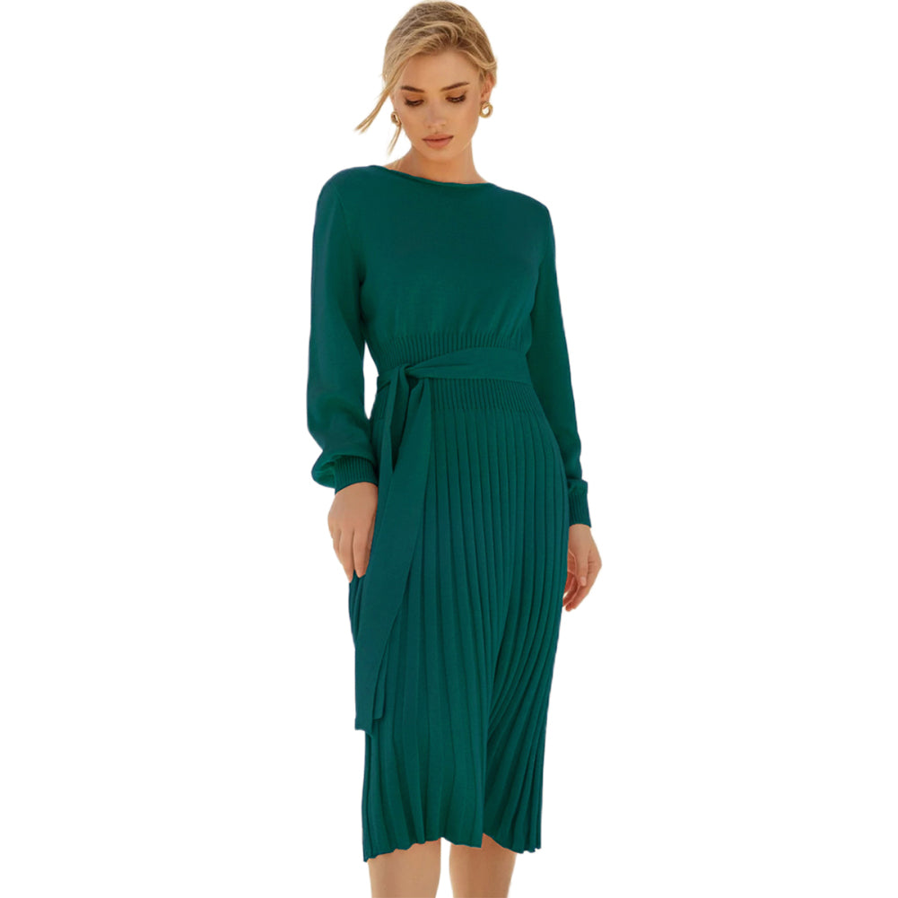 YESFASHION Women New Fall Winter Knit Dress