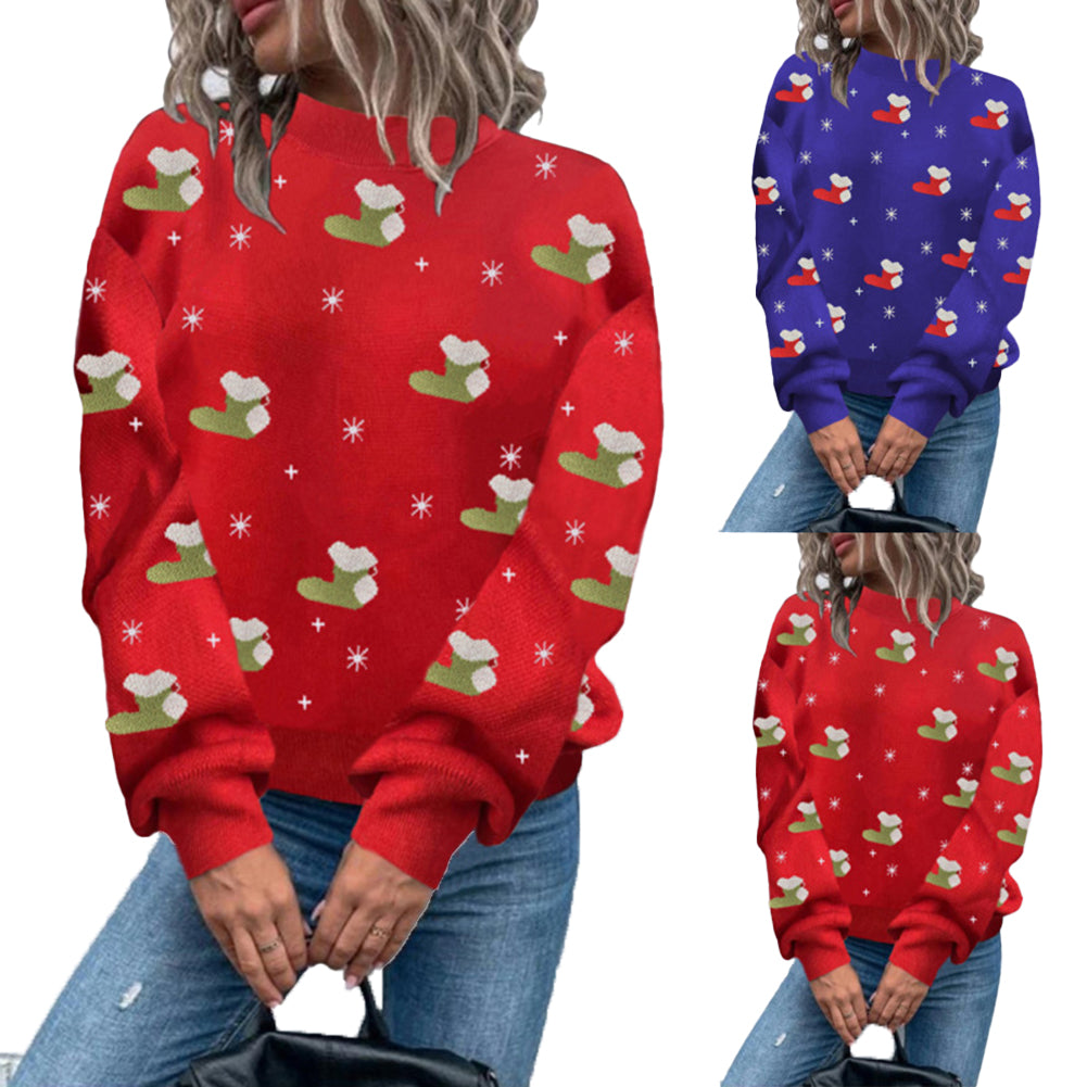 YESFASHION Christmas Sweater Pullover Sweaters