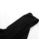 YESFASHION Cross Border Ruffle Panel Hooded Sweater Dress