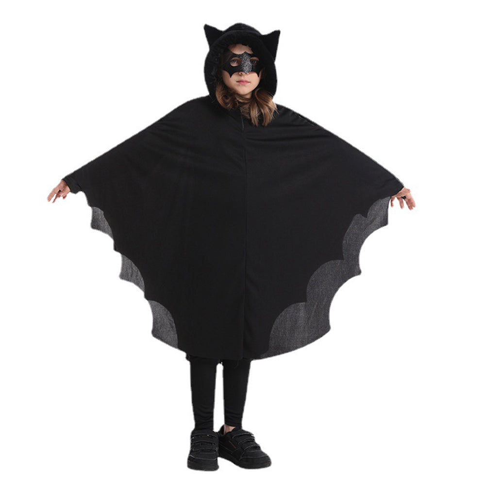 YESFASHION Halloween Kids Vampire Bat Hooded Party Costume