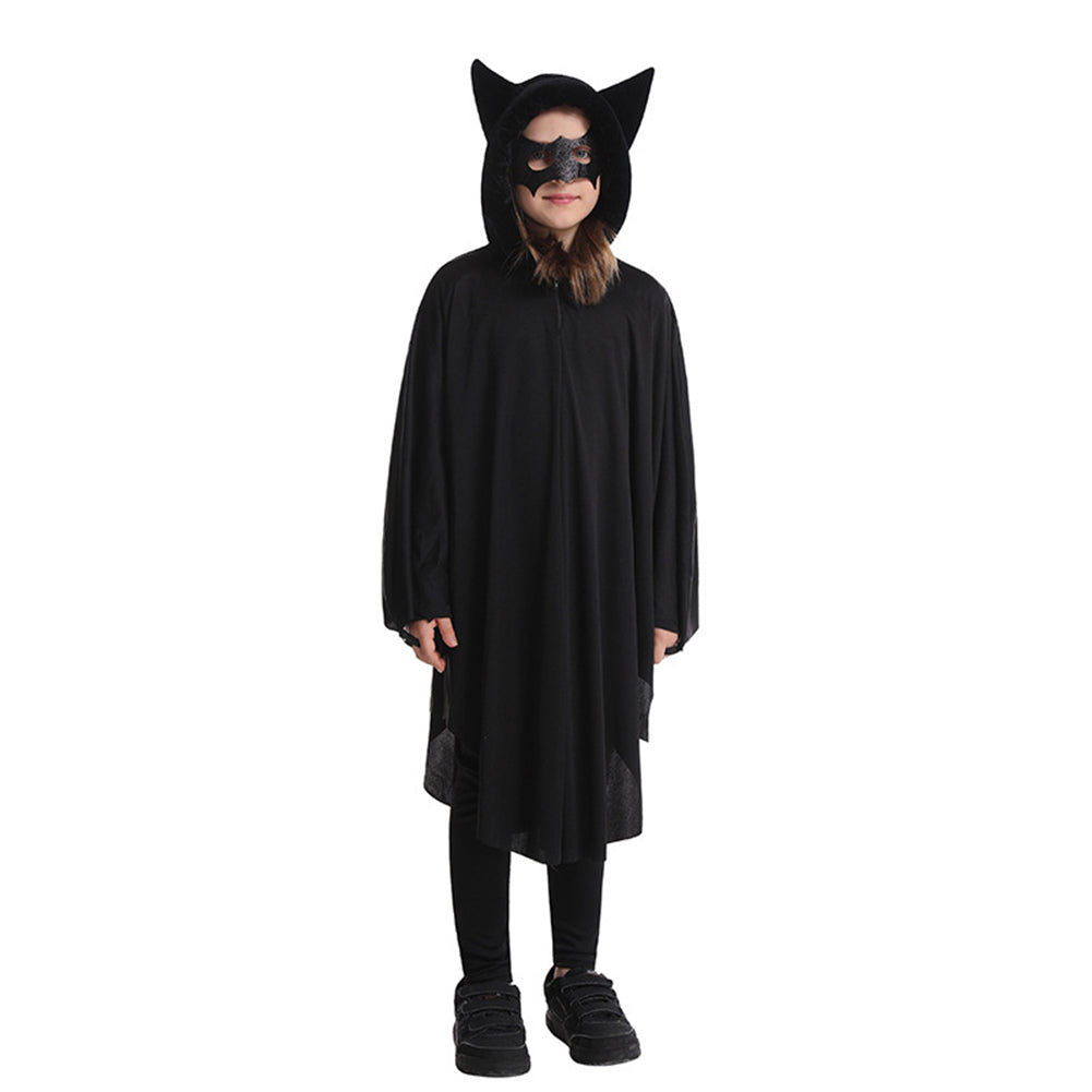 YESFASHION Halloween Kids Vampire Bat Hooded Party Costume