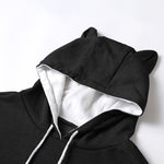 YESFASHION Cat And Dog Kangaroo Hoodie Sweatshirts