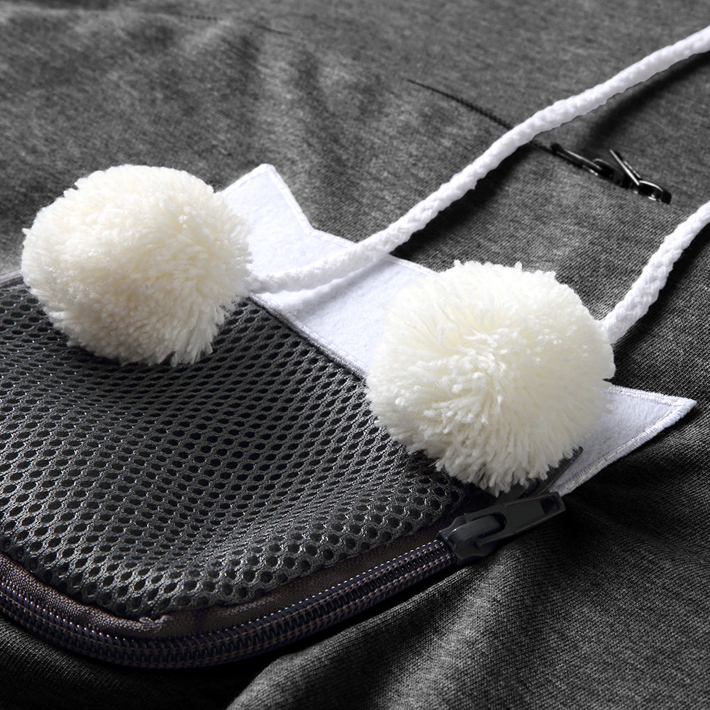 YESFASHION Cat And Dog Kangaroo Hoodie Sweatshirts