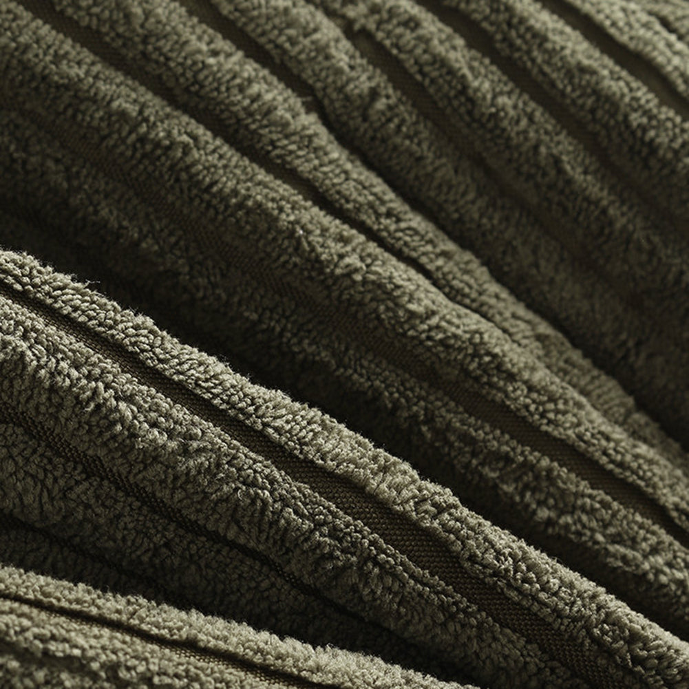 YESFASHION Autumn Winter Casual Corduroy Hooded Cotton Coats