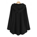 YESFASHION Hooded Long Sleeve Double Face Fleece Women Jacket