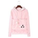 YESFASHION Cat Hoodie Street Hipster Wear Long Sleeve Sweater