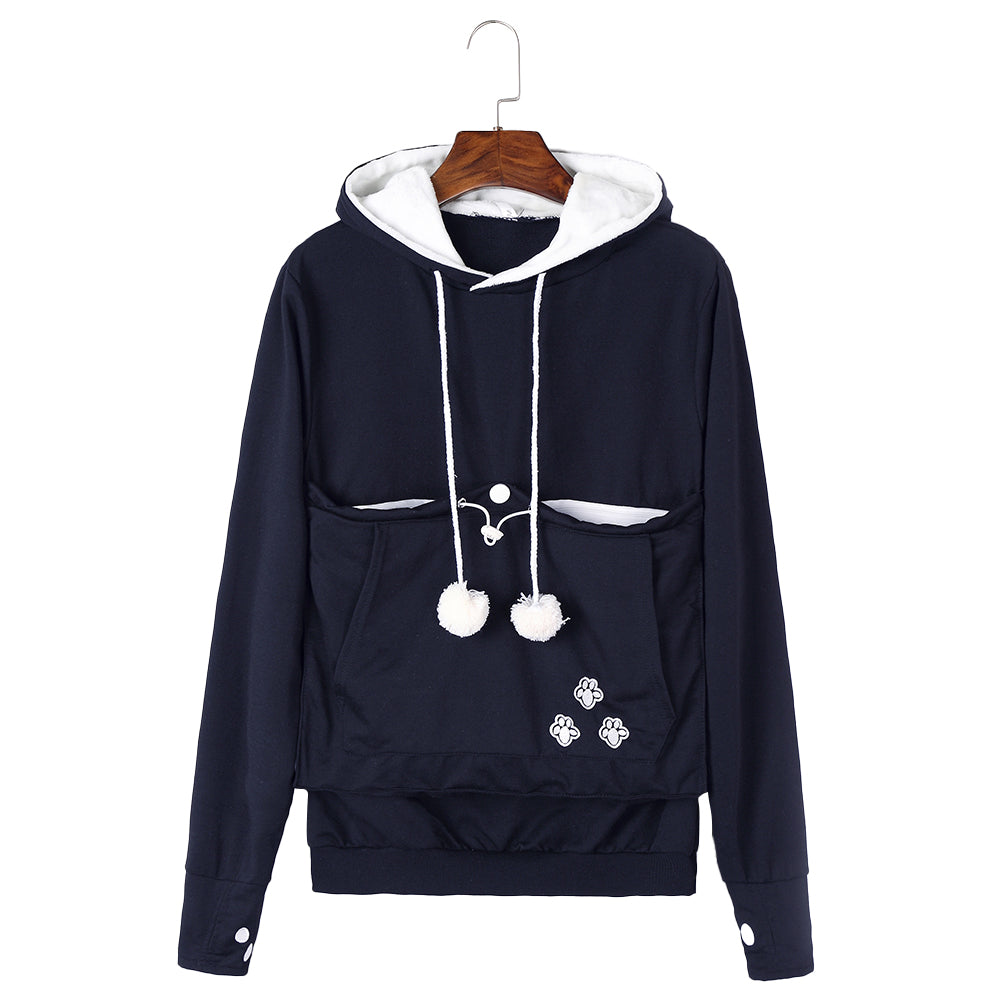 YESFASHION Cat Hoodie Street Hipster Wear Long Sleeve Sweater