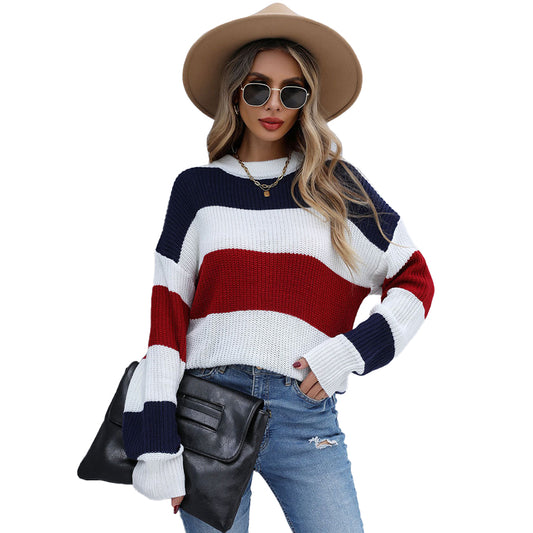 Polyester Fall Long Sleeve Contrast Turtleneck Bottom Layer