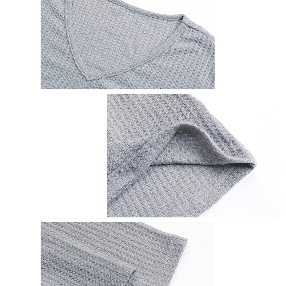 YESFASHION Women Fungus Edge Solid Color Bottoming Sweaters