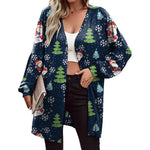 YESFASHION Christmas Sweaters Long Sleeve Fashion Cardigan