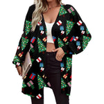 YESFASHION Christmas Sweaters Long Sleeve Fashion Cardigan