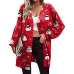 YESFASHION Christmas Sweaters Long Sleeve Fashion Cardigan