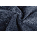 YESFASHION Fall Winter New Lapel Solid Suede Coat Long Coats