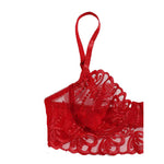 YESFASHION Lace Mesh See-through High-end Sexy Lingerie Two-piece Set