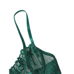 YESFASHION Lace Mesh See-through High-end Sexy Lingerie Two-piece Set