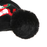 YESFASHION Fur Ball Warmer Festive Snowman Christmas Kids Hat