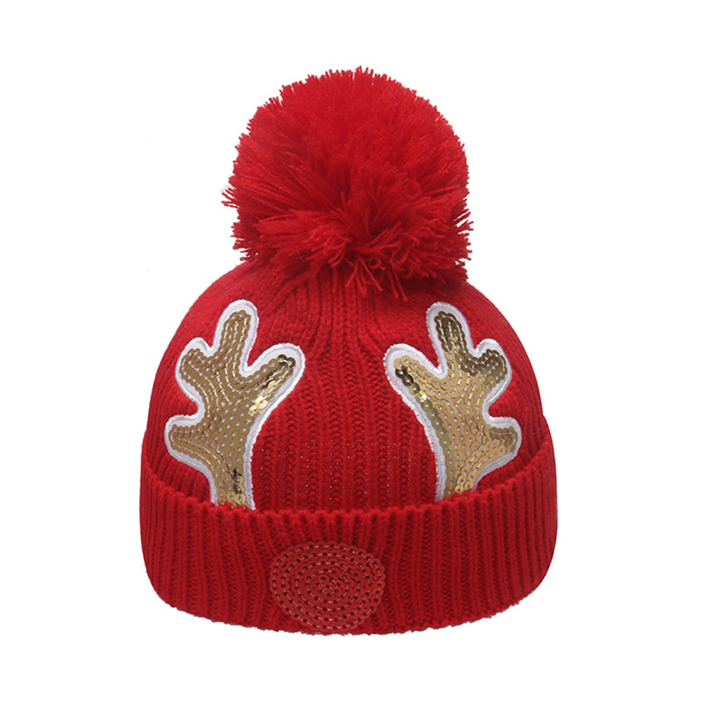 YESFASHION Children Christmas Knitted Hat Winter Hats