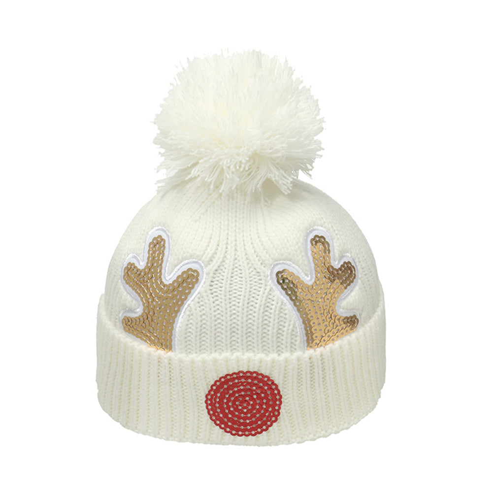 YESFASHION Children Christmas Knitted Hat Winter Hats