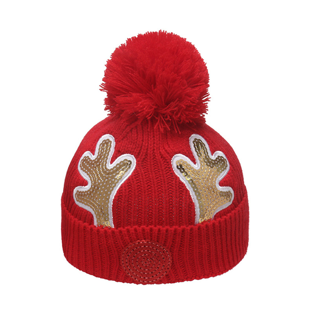 YESFASHION Children Christmas Knitted Hat Winter Hats